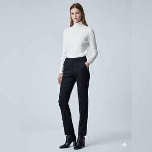 Balenciaga Authenticated Black Wool Blend Tailored Pants 38 US 4-6 Ghesquière